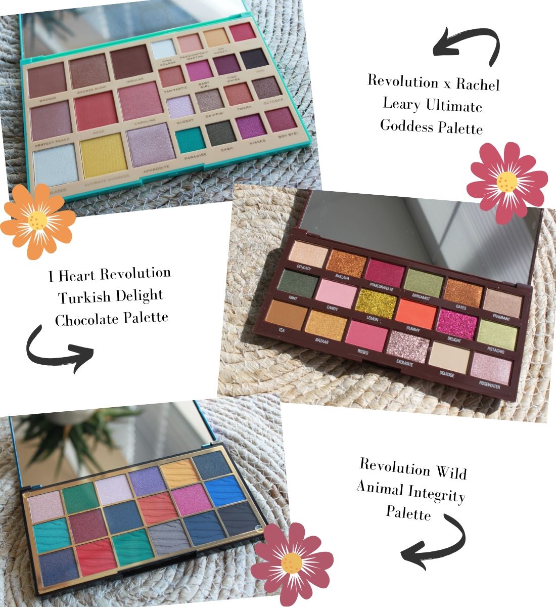 revolution palette, i heart revolution palet, turkish delight palet, revolution wild animal palet